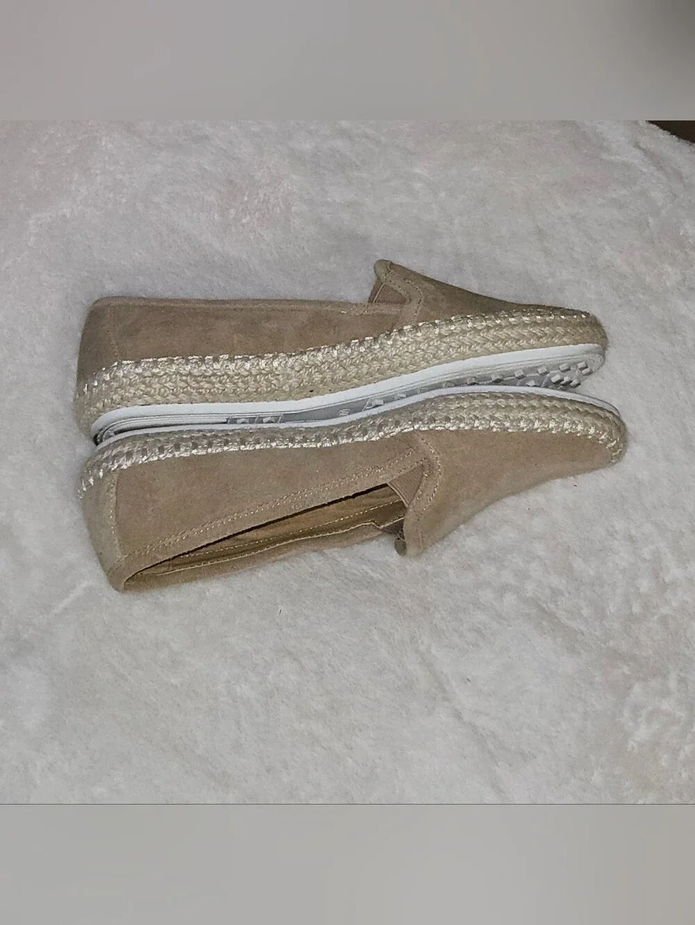 Areosoles Flats Taupe Espadrille Slip-On Loafer for Women Suze 7